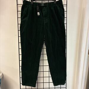 The North Face Men's XL Pants Berkeley Corduroy Scarab Dark Green With Pockets
